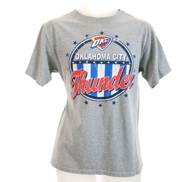 OKC Thunder Up Womens M T Shirt Gray Oklahoma City - Picture 2 of 7